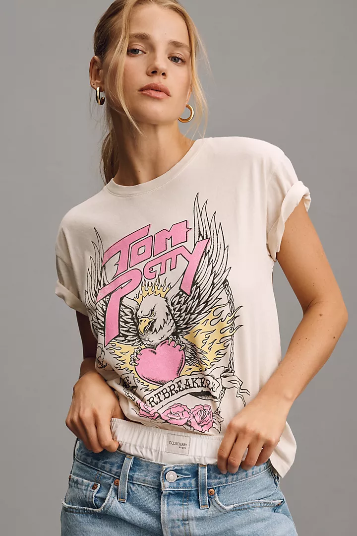 Tom Petty Graphic Tee - I sized down to xs