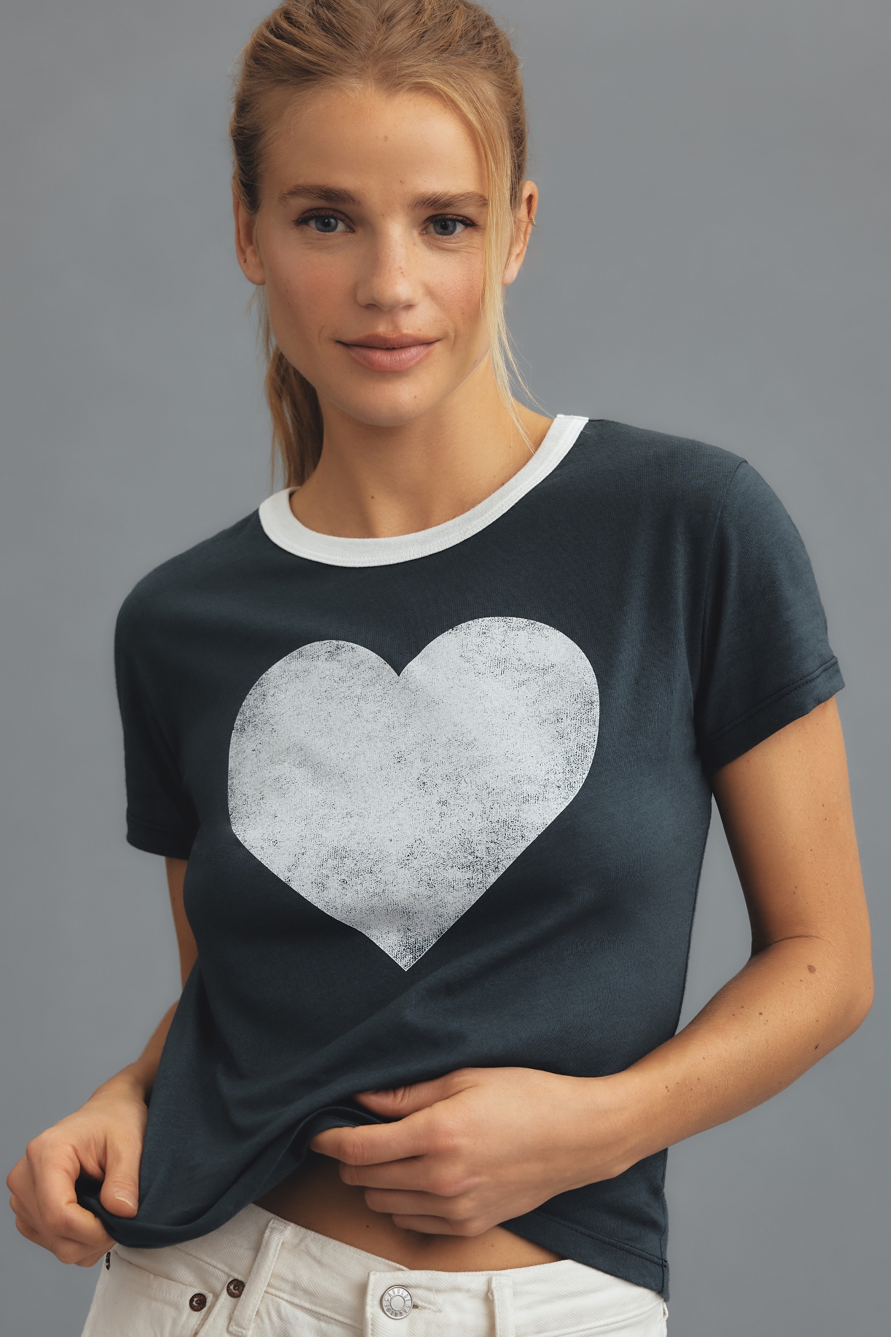 Letluv Heart Ringer Tee