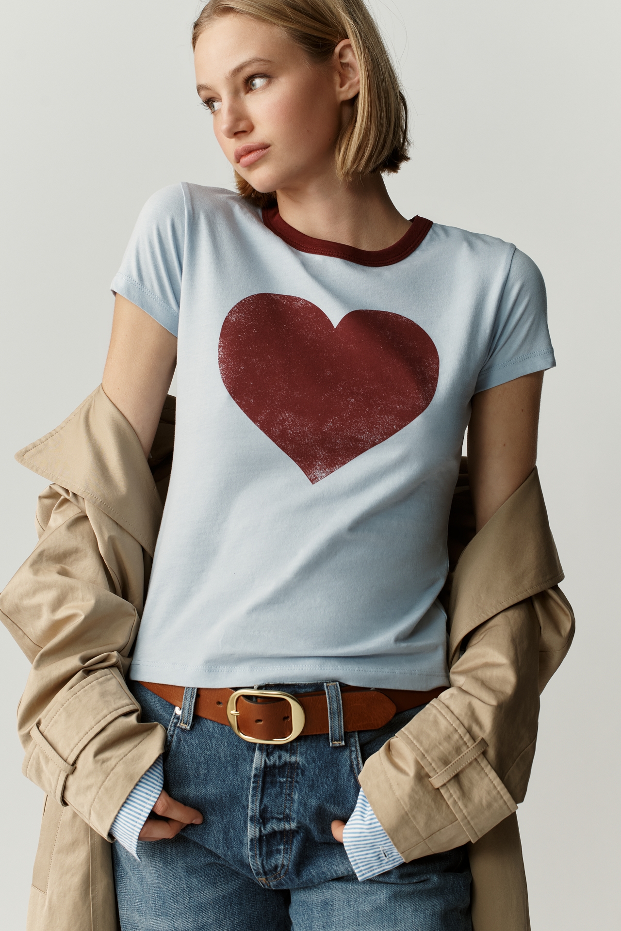 Letluv Heart Ringer Tee