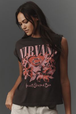 LETLUV NIRVANA BAND SHORT-SLEEVE TEE 