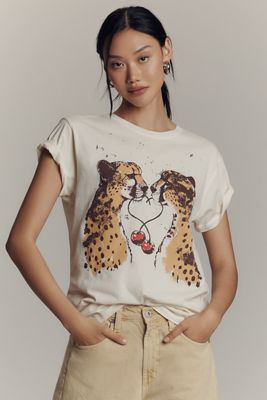 Letluv Cheetah Graphic Tee