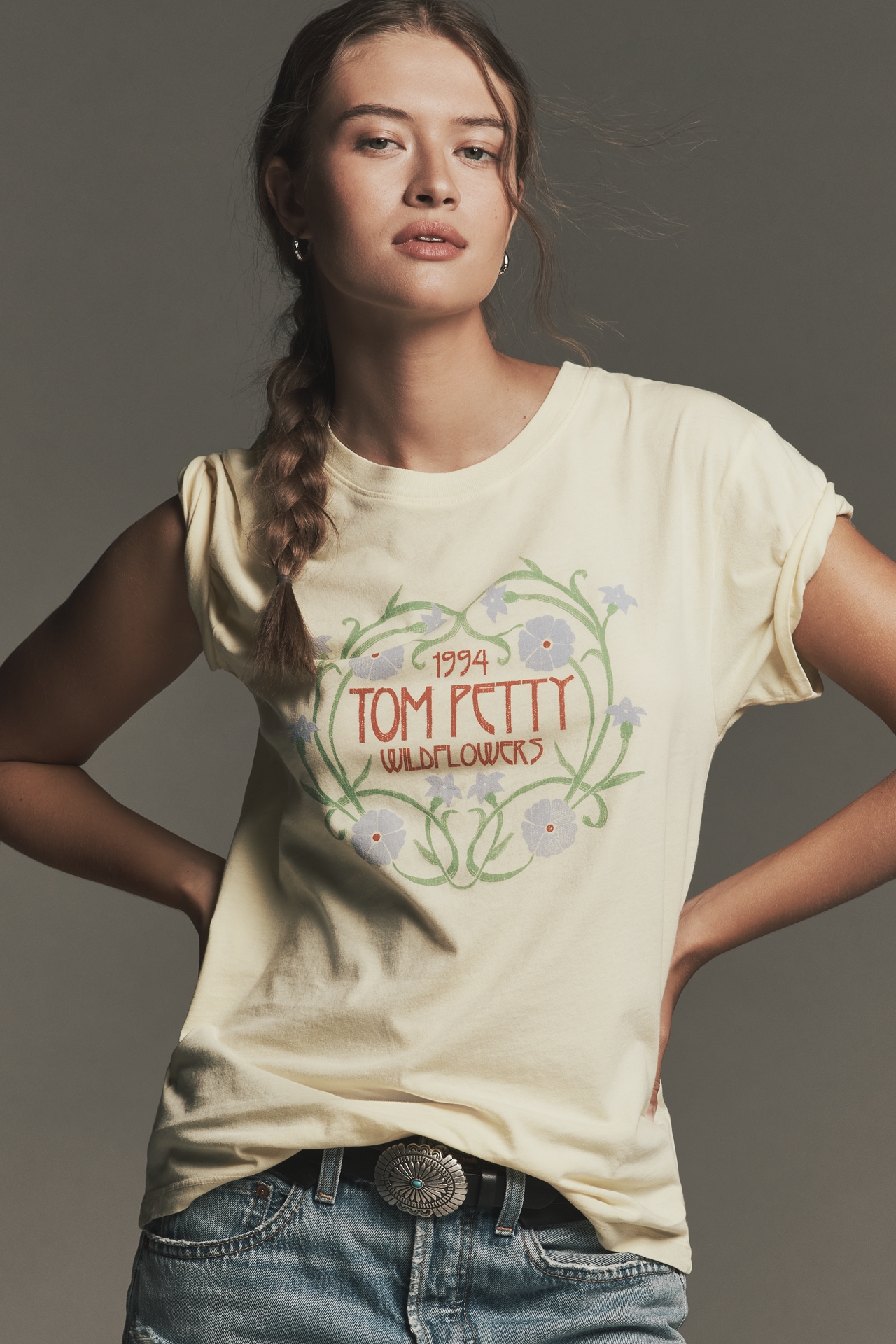 Letluv Tom Petty Wildflowers Graphic Tee