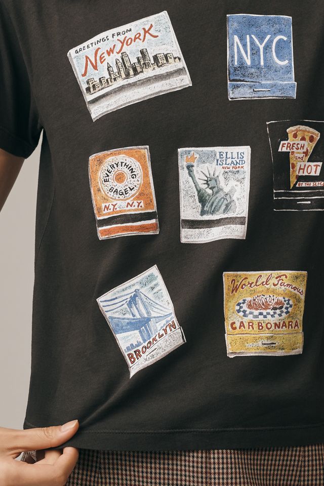 Letluv x Anthropologie Matchbook City Graphic Tee #1