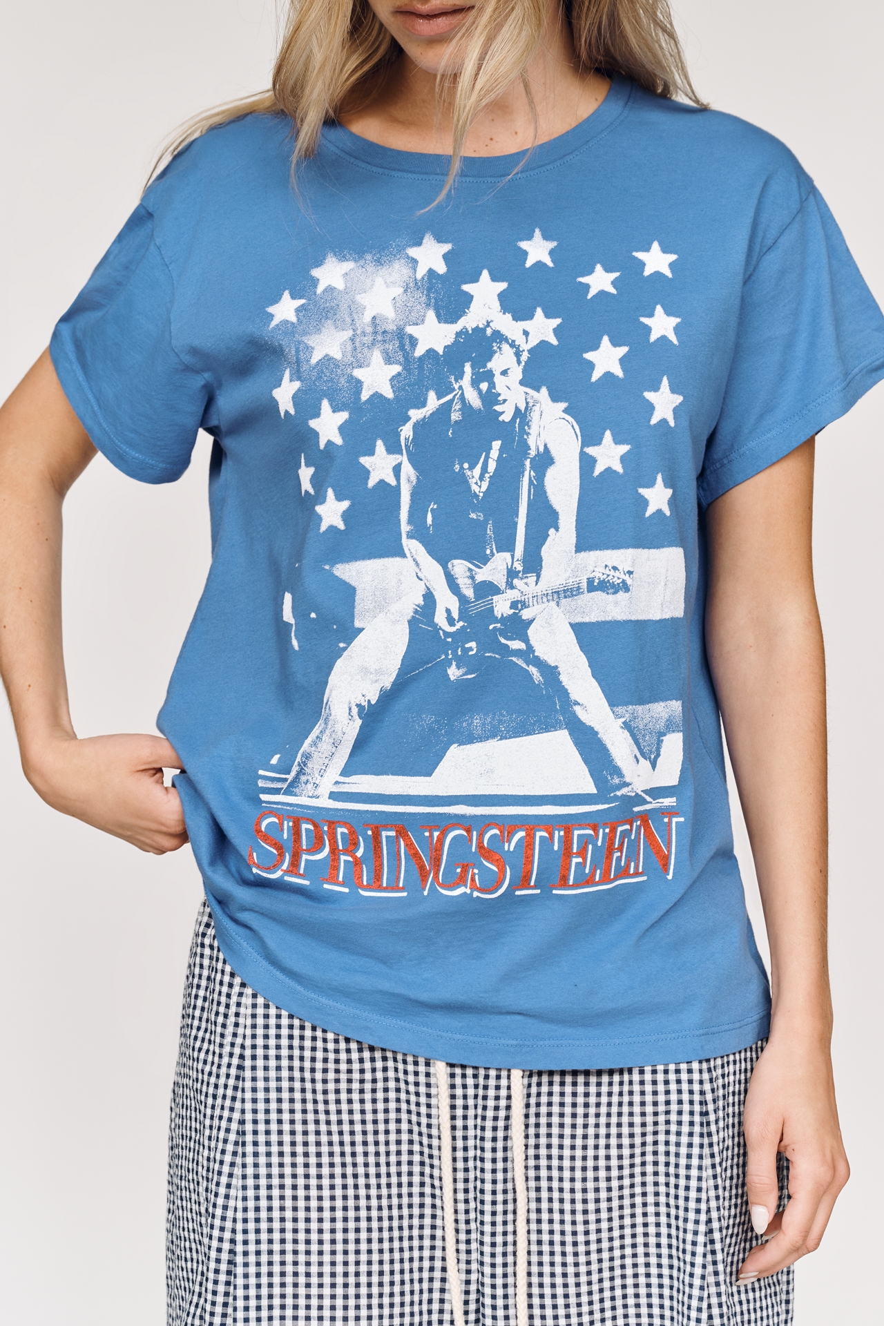 Letluv Bruce Springsteen Cotton Graphic Tee