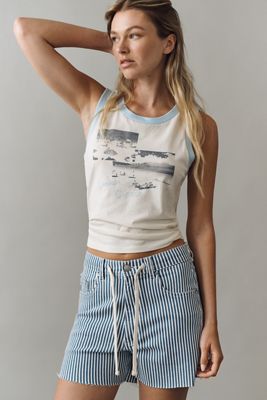 Letluv Cotton Photograph Graphic Tank