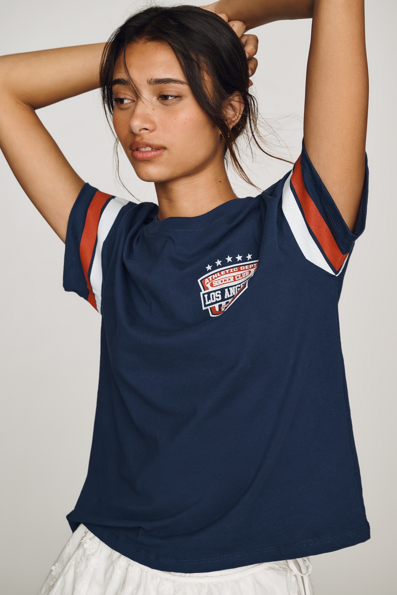 Letluv Cotton Soccer Graphic Tee