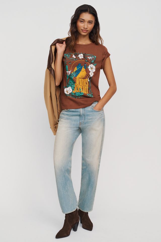 LetLuv 100% Cotton Janis Joplin Graphic Tee #2