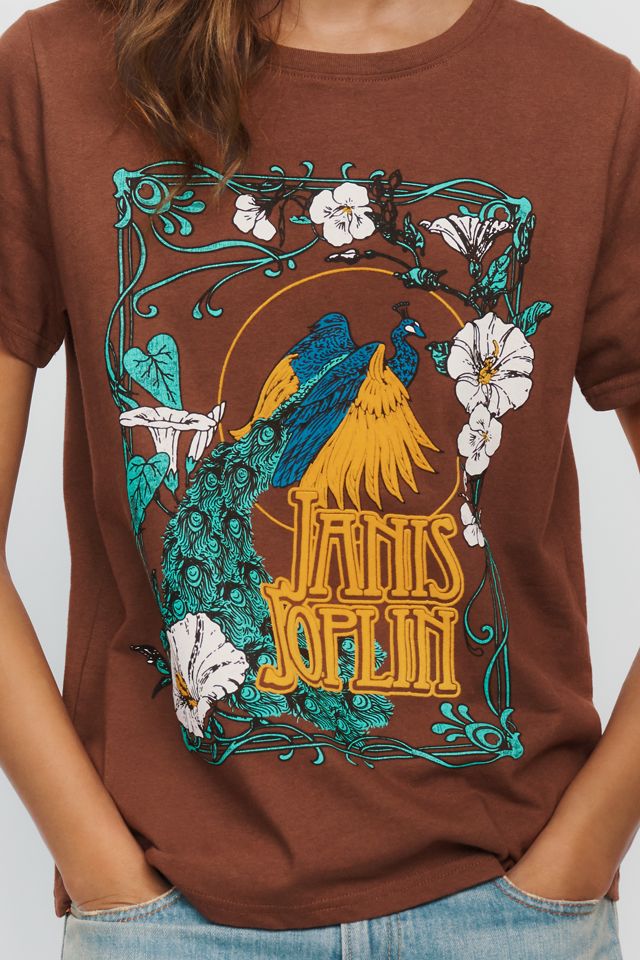 LetLuv 100% Cotton Janis Joplin Graphic Tee #3