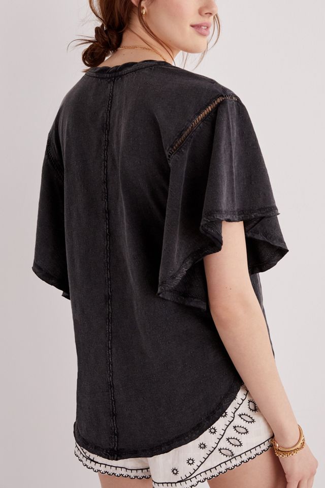 Pilcro Cascade Ruffled Top | Anthropologie UK