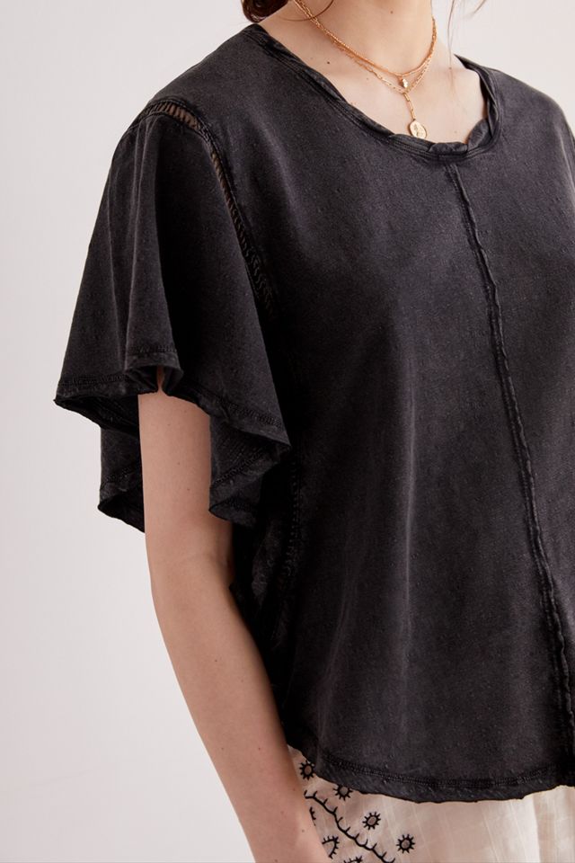 Pilcro Cascade Ruffled Top | Anthropologie UK