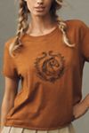 By Anthropologie Cheers Embroidered Tee