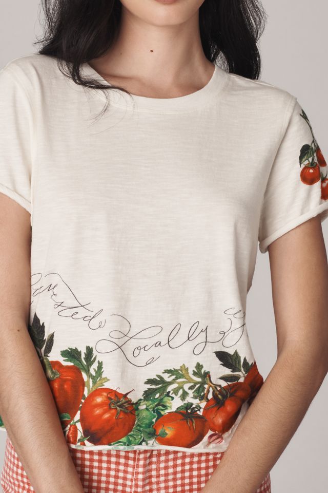 Maeve Short-Sleeve Boxy Tee #1