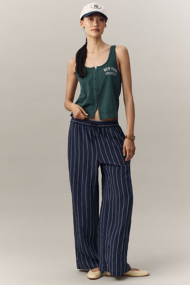 Pilcro Scoop-Neck Button-Front Tank #2