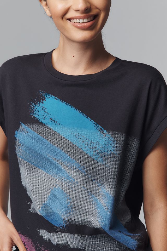 By Anthropologie Graphic Muscle Tee #2