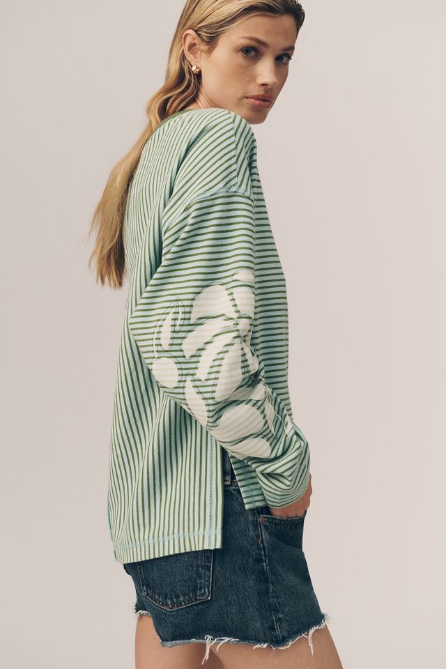 Pilcro Cotton Bonfire Pullover Top #1