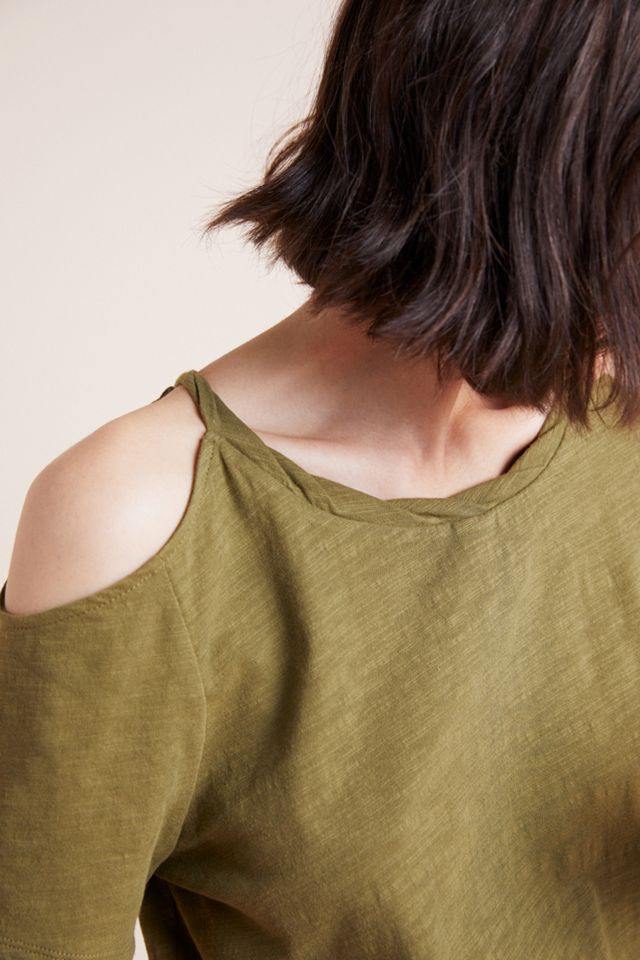 Maeve Turner Open-Shoulder Top #1