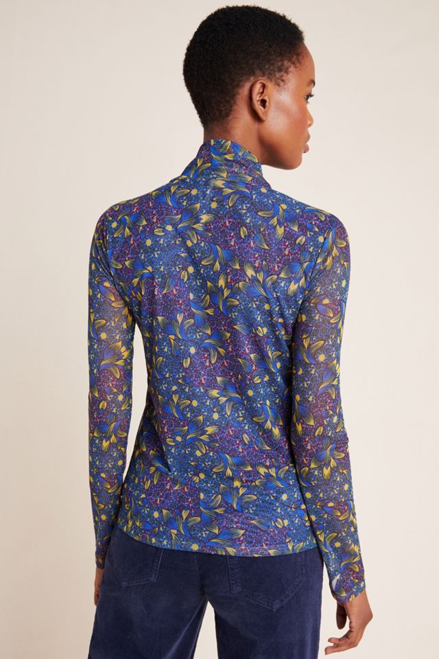 Gauzy Lined Turtleneck #1