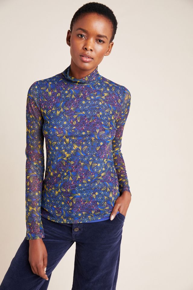 Gauzy Lined Turtleneck #2