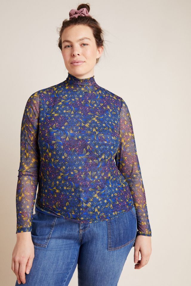 Gauzy Lined Turtleneck #7