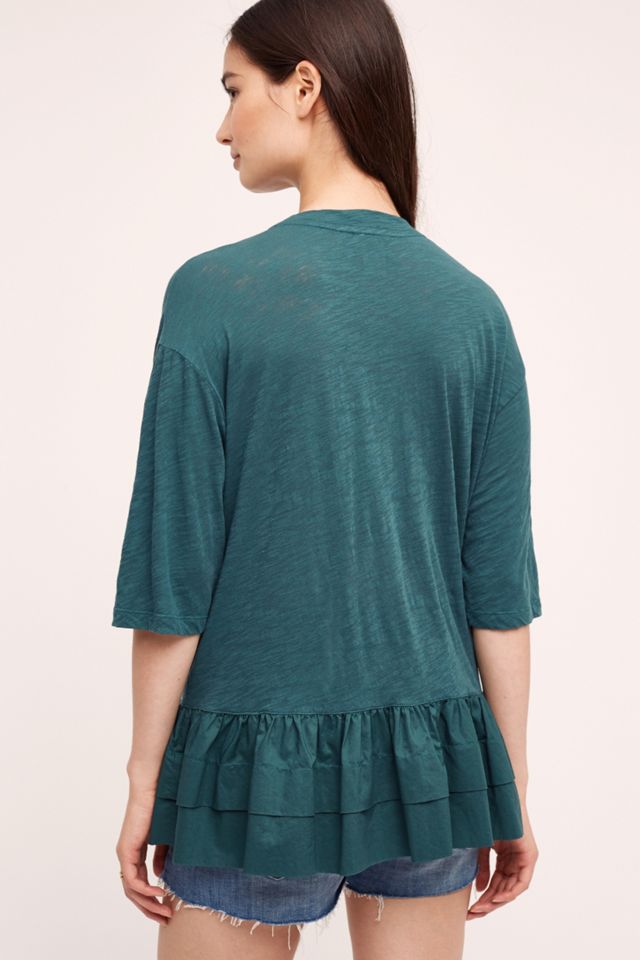 Cascade Peplum Top #1