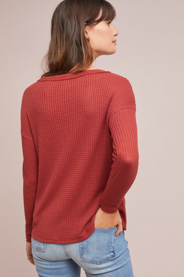 Knotted Waffle Top #1