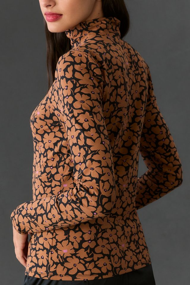 Maeve Printed Turtleneck #2