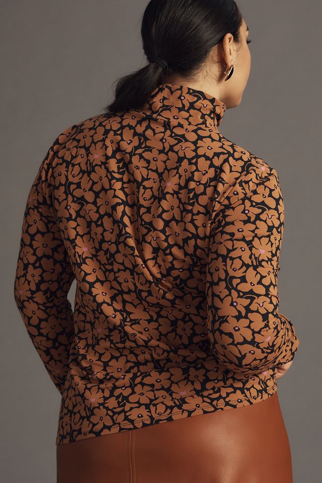 Maeve Printed Turtleneck #4
