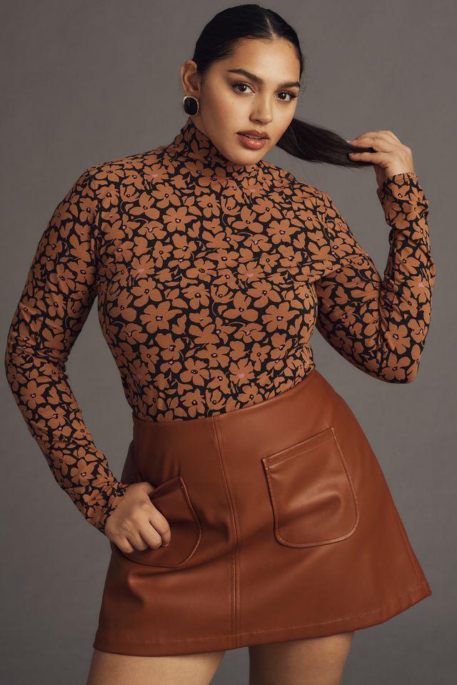 Maeve Printed Turtleneck #3