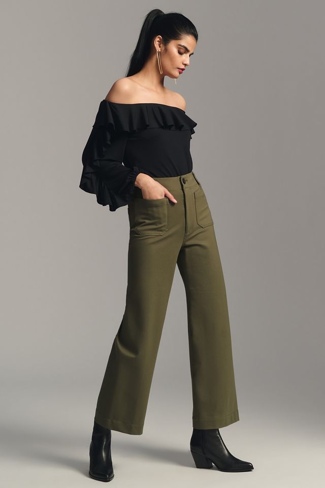 By Anthropologie Off-The-Shoulder Ruffle Top #2
