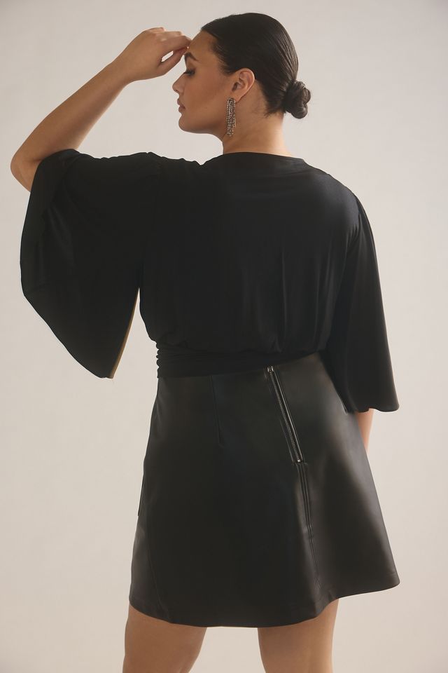 By Anthropologie Draped V-Neck Top #5