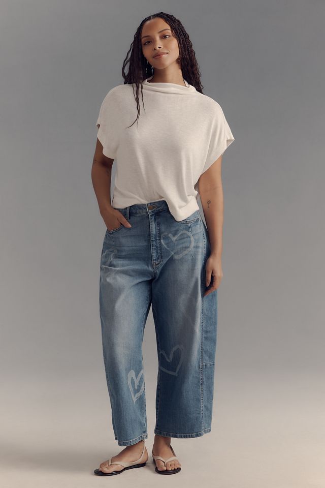 By Anthropologie Sleeveless Funnel-Neck Top #6