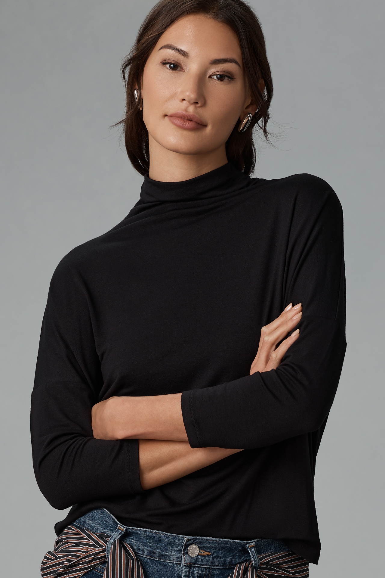 By Anthropologie Dolman Turtleneck Top