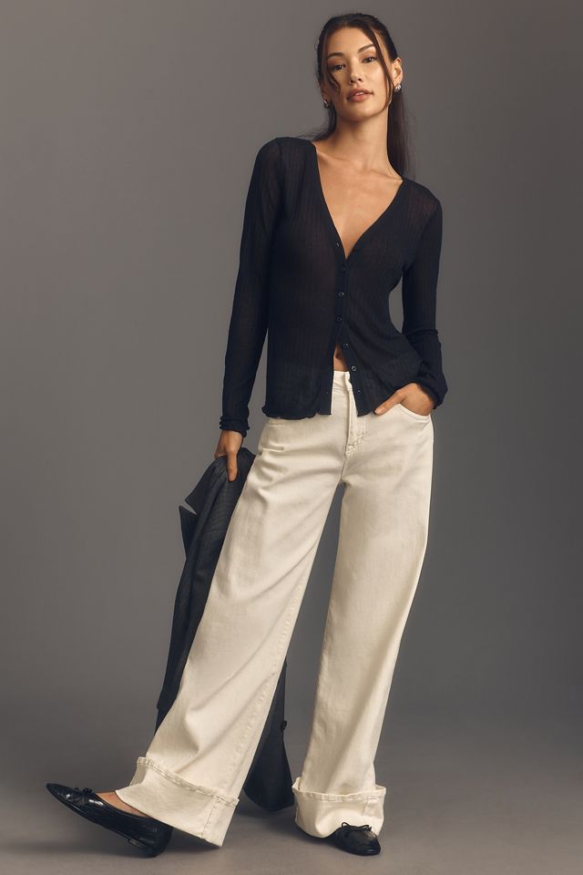 Lucia Sheer Cardigan Sweater by Anthropologie | Anthropologie