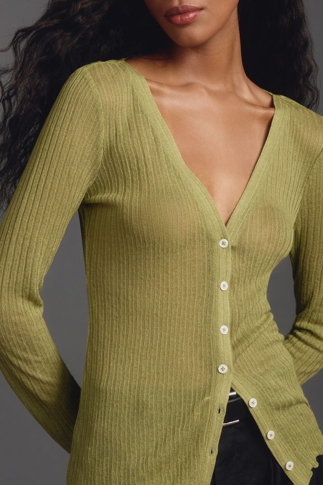 Lucia Sheer Cardigan Sweater by Anthropologie | Anthropologie