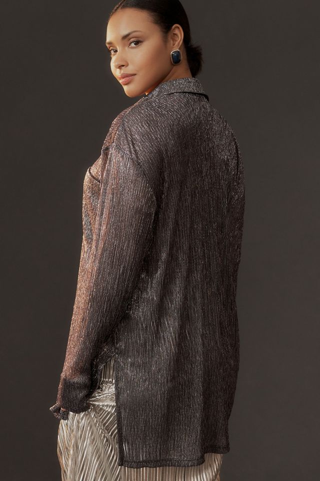 Pilcro Metallic Buttondown Shirt #6