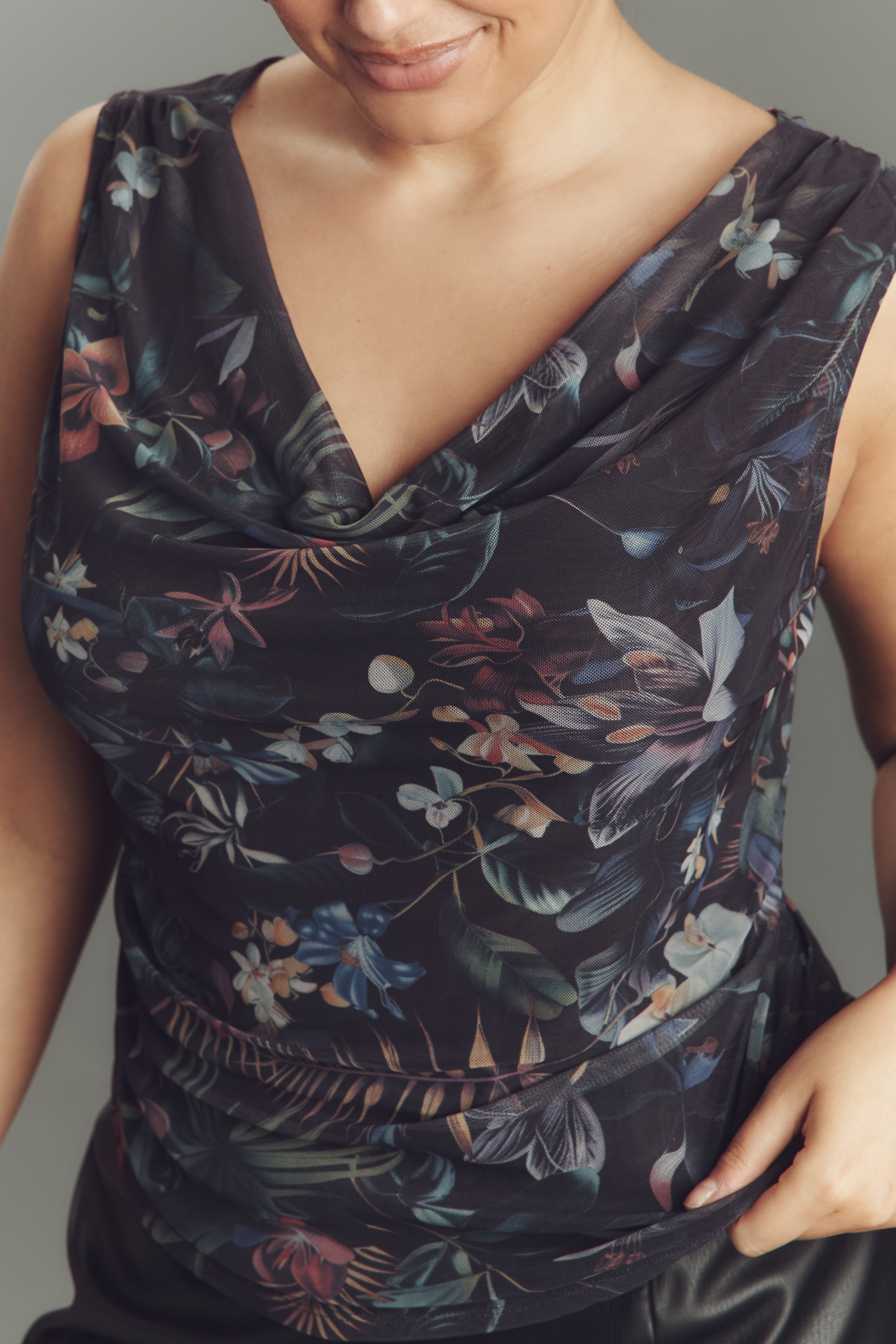 The Sloane Cowl-Neck Tank