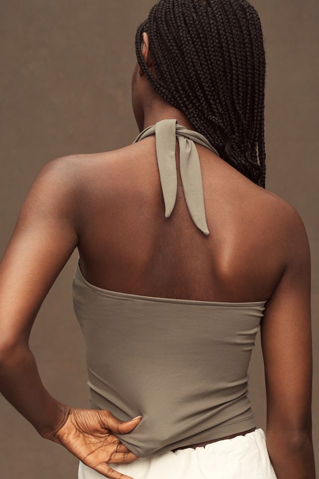 Top Halter Entallado de Anthropologie #1