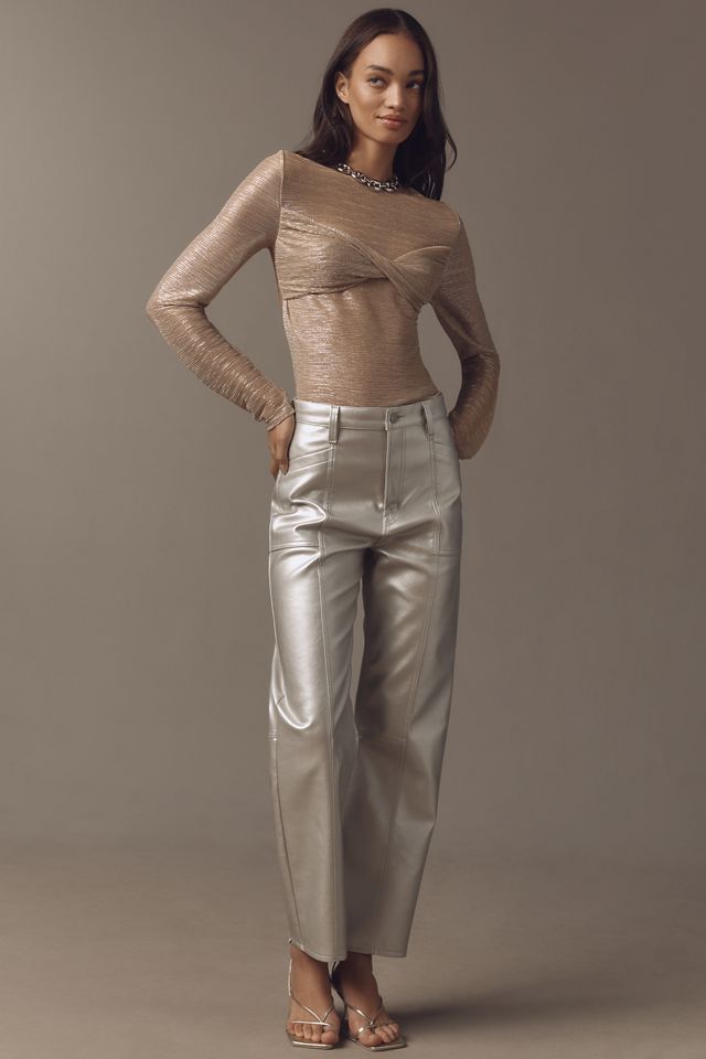 By Anthropologie Twist-Front Shine Top #2
