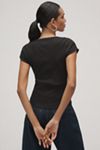 Maeve Scoop-Neck Henley Tee