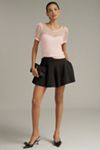 Maeve Sheer Yoke Sweetheart Top