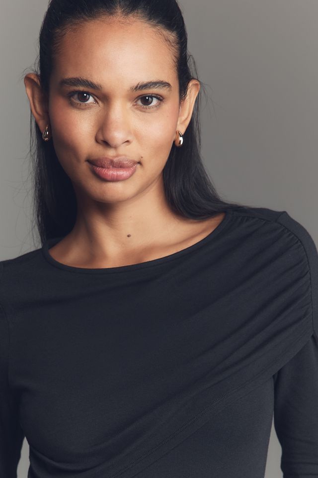 By Anthropologie Ruched Off-Shoulder Top #2