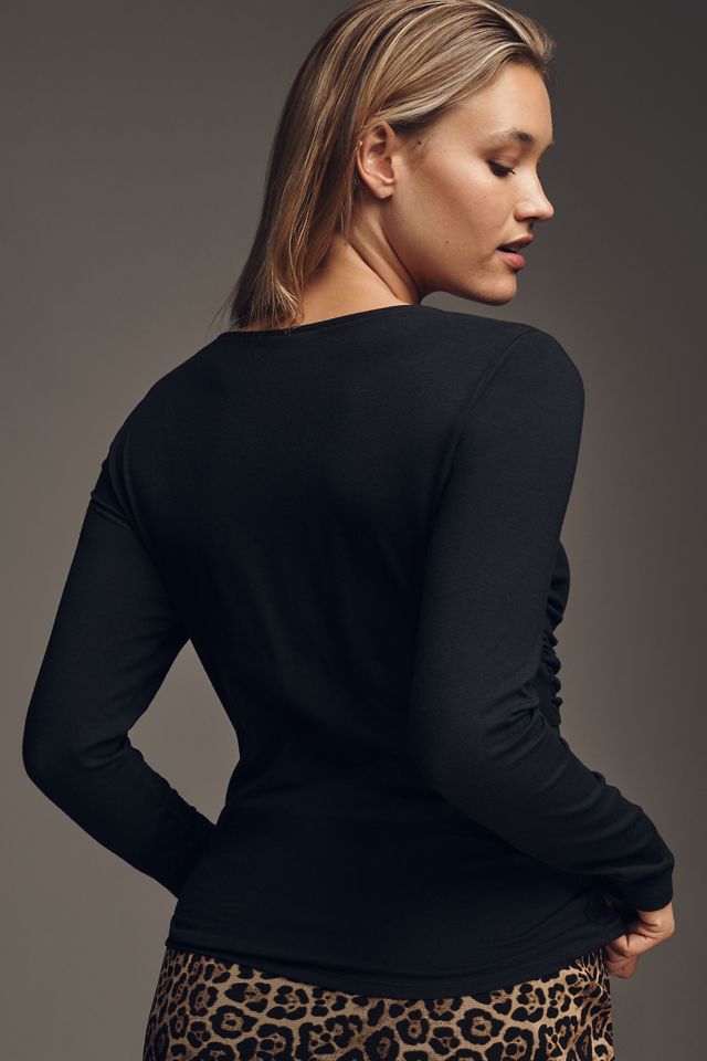 By Anthropologie Ruched Off-Shoulder Top #4