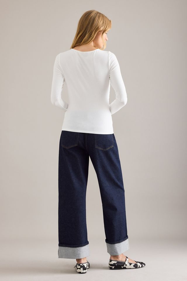 Top con Hombros Descubiertos y Fruncido By Anthropologie #5