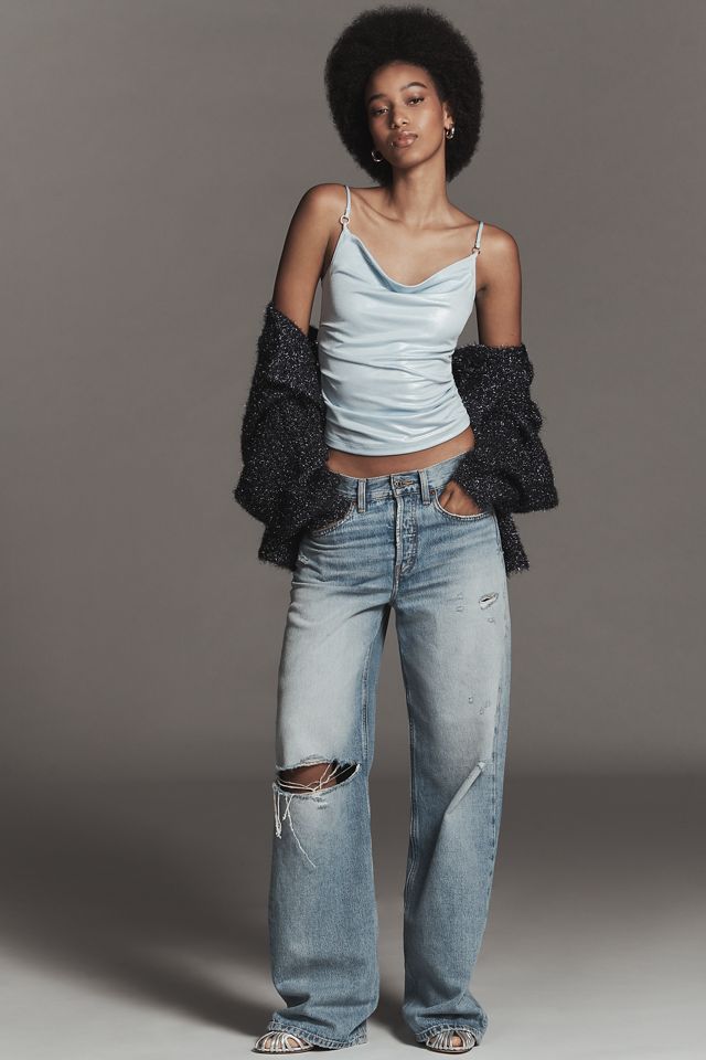 By Anthropologie Cowl-Neck Hardware Tank Top #1