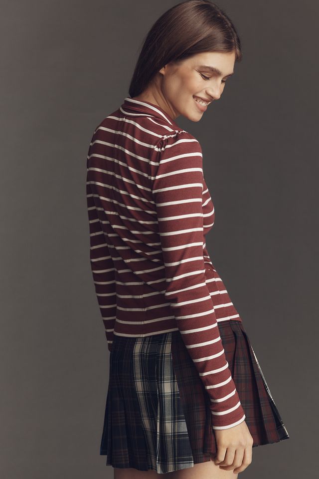 Pilcro Slim Buttondown Long-Sleeve Top #3