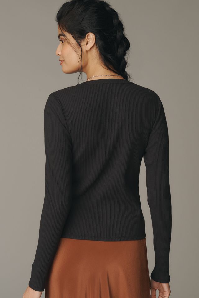 By Anthropologie Hoop-Clasp Hardware Cardigan Sweater #1