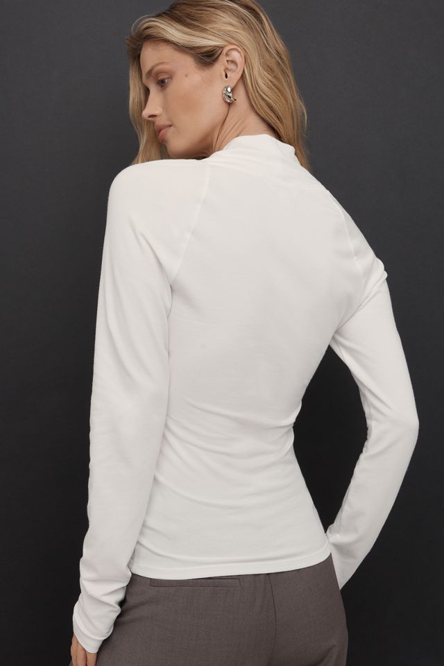 Maeve Long-Sleeve Shrug Top #2