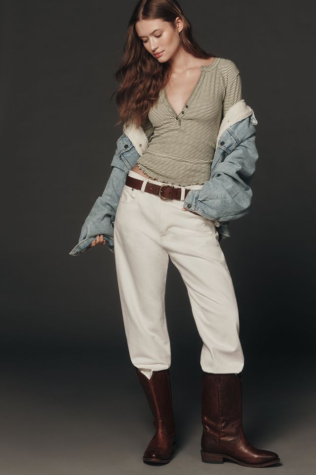 Pilcro Long-Sleeve Ruffled Lace-Trim Top #3