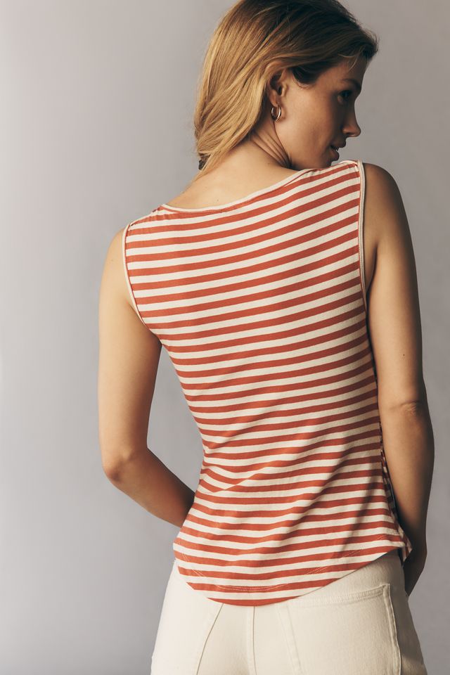 Maeve Top Senza Maniche Breakwater con Bottoni #2