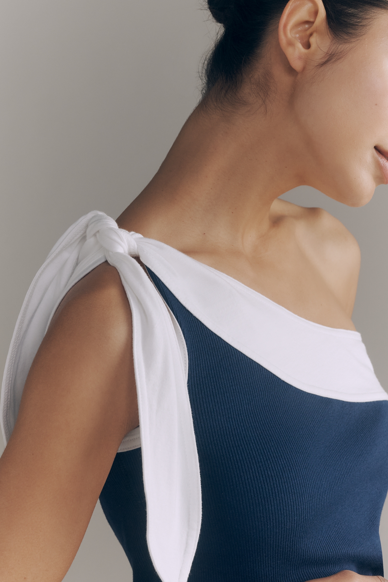 Pilcro Tie Shoulder Top